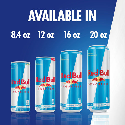 Red Bull Sugarfree Energy Drink, Cans, 24 pk./12 fl. oz.